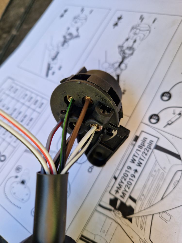 7-pin Towbar Socket Wiring