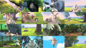 Big Buck Bunny 4x4 Video Wall